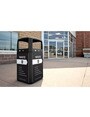 RENEGADE Outdoor Waste Container with Lid 50 Gal