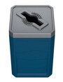 OUTLAW Poubelle pour le recyclage mixte 50 gal
