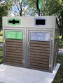 ABRI-BAC 2 Steams Recycling Station for Rolling Bins