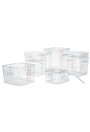 Boîtes carrées en polycarbonate pour l'entreposage