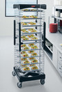 Chariot pour plateaux alimentaires