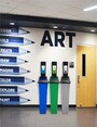 Slim Lid Couvercle avec 3 étiquettes d'affichages