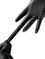Precious Grip Gants en nitrile sans poudre, 8 mil, noir