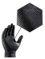 Precious Grip Gants en nitrile sans poudre, 8 mil, noir
