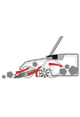 39" Battery Rotary Brush Sweeper Haaga 697