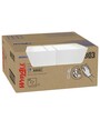06053 Wypall White Quaterfold Foodservice Cloths