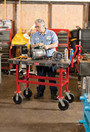 Chariot de manutention ajustable entre 29" et 35" Rubbermaid 4473