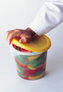 Round Storage Container with Handle