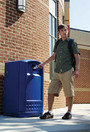 Conteneur pour le recyclage des bouteilles et des canettes Plaza
