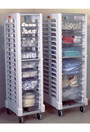 Chariot pour plateaux alimentaires blanc Max System