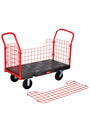 Chariot de manutention avec panneaux latéraux Rubbermaid 4486