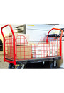 Chariot de manutention avec panneaux latéraux Rubbermaid 4486
