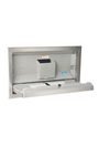 Table à langer horizontale encastrée en acier inoxydable Bobrick KB110-SSRE