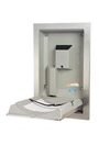 Stainless Steel Vertical Half-Built-in Baby Changing Station Bobrick KB111-SSRE