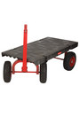 Chariot à plateforme avec poignée de traction Rubbermaid 4476 modèle 5th Wheel