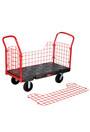 Chariot de manutention avec panneaux latéraux Rubbermaid 4485