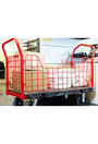 Chariot de manutention avec panneaux latéraux Rubbermaid 4485