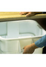 Square Waste Container 40 Gals. Without Lid Brute