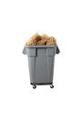 Square Waste Container 40 Gals. Without Lid Brute