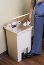 LEGACY Plastic Step-On Waste Container 18 Gal