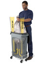 SLIM JIM Chariot roulant pour poubelles Slim Jim