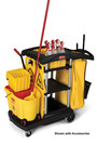 Chariot de concierge 9T72 de Rubbermaid Commercial