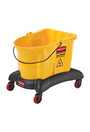 Socle à roulettes silencieux pour seau Rubbermaid