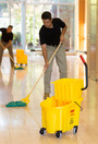Microfiber Mop, Narrow Band, Looped-End, Green