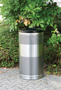 Poubelle de recyclage extérieure en acier inoxydable Classic