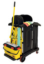 High-Security Janitor Cleaning Cart 9T75
