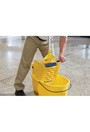 Side Press Bucket & Wringer Combo WaveBrake, 6.5 gal