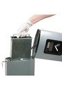 R934 METROPOLITAN Base-Mount Smoking Receptacle 1.6 Gal, 1800 Butts