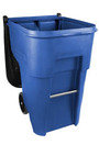 Poubelle bleu sur roues BRUTE, 95 gal