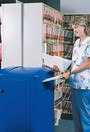 Conteneur pour le recyclage du papier Plaza 3969-73