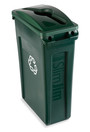 Couvercle de recyclage hybride pour poubelle Slim Jim
