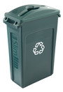 Couvercle de recyclage hybride pour poubelle Slim Jim