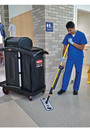 Hygen Q810 Microfiber Scrubbing Mop 18"