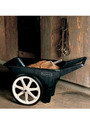 Brouette de 3,5' cubes avec des roues semi-pneumatiques Big Wheel