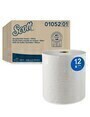 01052 SCOTT Essuie-mains en rouleau blanc, 12 x 800'