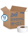 67805 SCOTT ESSENTIAL Papier hygiénique jumbo, 2 plis, 12 x 1000'