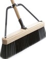 Pre-Assembled Medium Sweep Push Broom with Handle and Brace