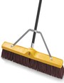 Super Lock Threaded Wooden Black Handle with Metal Tip 60"