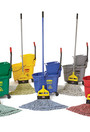 Maximizer Microfiber Wet Mop, Narrow Band, Looped-end, Green