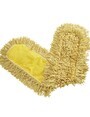 Trapper Dust Mop, looped-end, yellow