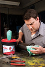 Wypall waterless cleaning wipes