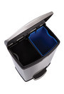Poubelle à pédale avec ouverture horizontale Slim Jim, 24 gal