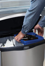 STEP-ON Stainless Steel Step-On Waste Container 8 Gal