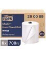 290089 UNIVERSAL MATIC Roll Hand Towel White, 6 x 700'