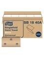 SB1840A TORK Universal Single Fold White Paper Towels, 16 x 250 Sheets