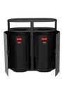 Poubelle Resist™ Fan 2X33 gals